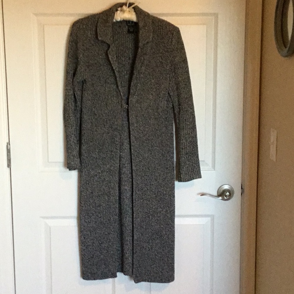INC long sweater jacket, size S